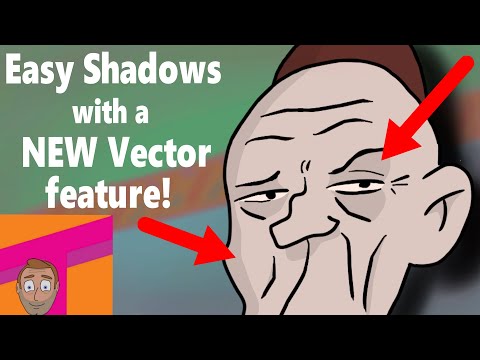 Adding shadows & highlights using the new vector auto-fill option of Tahoma2D