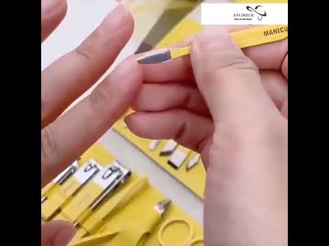 16 in 1 Manicure Set Green