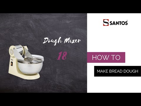 Video thumbnail for Santos #18 10 Qt. Dough Fork Mixer