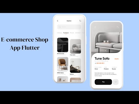 Ecommerce App UI Flutter | Flutter UI Design Tutorial
