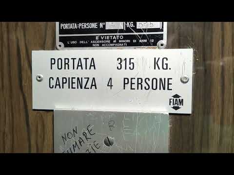 [FULL HD 60 FPS] Ascensore Fiam @ Condominio Pentafoglio, Viale Virgilio 38, Lido Adriano RA, Italia