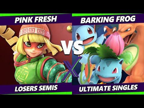 S@X 483 Losers Semis - Pink Fresh (Min Min, Sephiroth, Sora) Vs Barking_Frog (Pokemon, Steve)