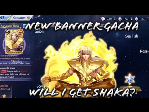 Saint Seiya: Awakening - New Arayashiki Shaka Gacha Summon! Will I get him with this much gacha?!