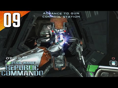 Republic Commando: 100% (Hard) Walkthrough Part 9 - Saving the Ship (No Commentary)