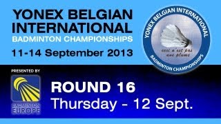 R16 - MS -  Yuhan Tan vs Henri Hurskainen - Yonex Belgian International 2013