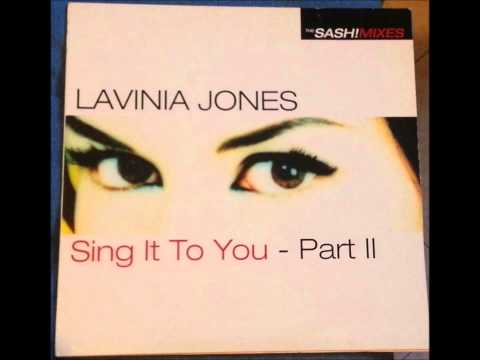 Lavinia Jones - Sing It to You (Sash! radio edit)