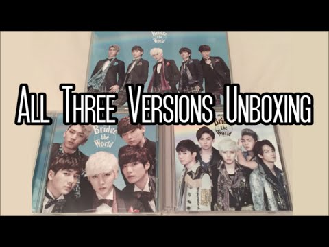NU'EST Bridge The World All Three Versions A,B,C Japanese Album Unboxing [KPOP UNBOXINGS]