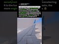 Airplane Wings Aren't Fighting Turbulence... They're Dancing With It ✈️🌪️ #short #viral #aviation