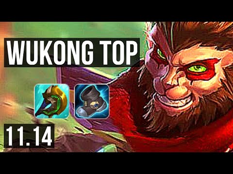 WUKONG vs GALIO (TOP) | 3.6M mastery, 600+ games, 8/2/2, Dominating | BR Grandmaster | v11.14