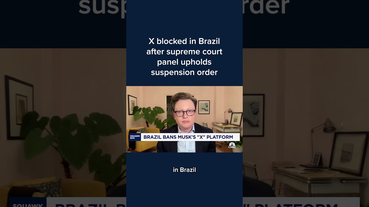 X blocked in Brazil after supreme court panel upholds suspension order