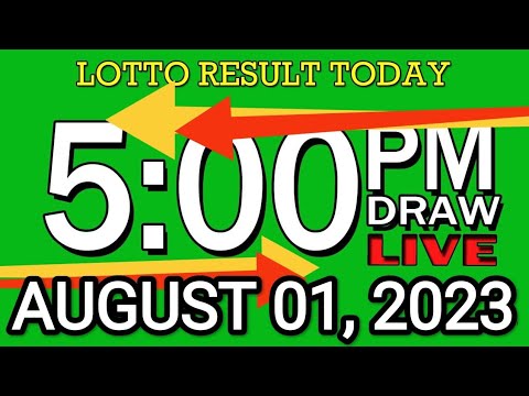 LIVE 5PM LOTTO RESULT TODAY AUGUST 01, 2023 LOTTO RESULT WINNING NUMBER