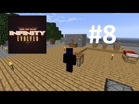 FTB Infinity Evolved Skyblock: #8 Mob trap, and TC's smelter!