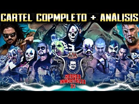 Cartel Completo Héroes Inmortales XI 2017 AAA + Análisis