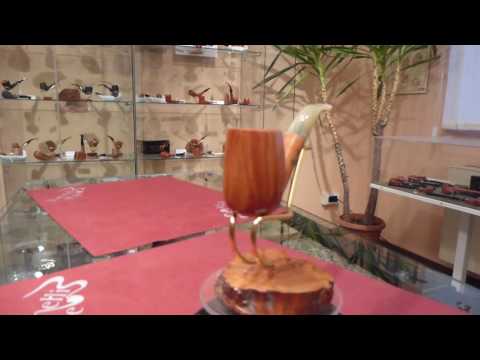 Pipa radica bent panel fatta a mano - www.paronellipipe.it