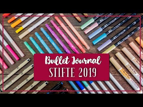 Bullet Journal Stifte Test | Meine Stiftesammlung: Marker, Fineliner & Brushpens