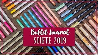 Bullet Journal Stifte Test | Meine Stiftesammlung: Marker, Fineliner & Brushpens