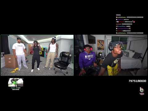 Kai Cenat & Fanum Try to Force Duke Dennis to Dance with Travis 😭 | Duke Says Nah!