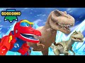 GoGoDino Best Dino Adventures With Rex T Rex Oviraptor Allosaurus Cartoon For Kids Dinosaur
