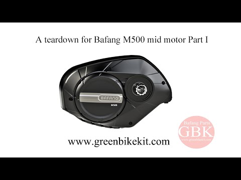 A teardown for Bafang M500 Motor Part I