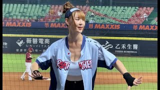 #短今#希希#王威晨應援曲#PassionSisters#台湾チアリーディングチーム#中華職棒#CPBL#洲際棒球場#20240825火影主題日