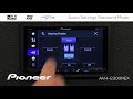 How To - AVH-501EX - Audio Settings in Standard Mode