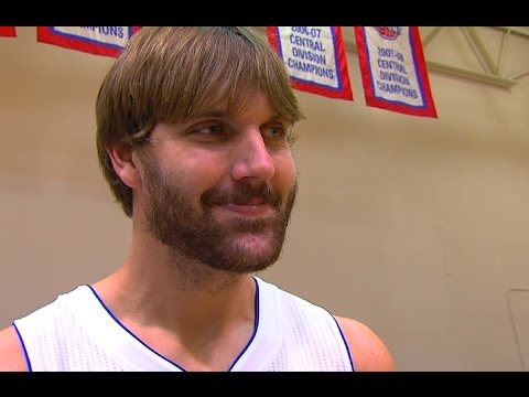 Detroit Pistons center Aaron Gray talks about a recent cardiac episode