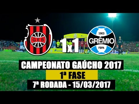G.E.Brasil 1x1 Grêmio - Gauchão 2017 - 15/03/2017