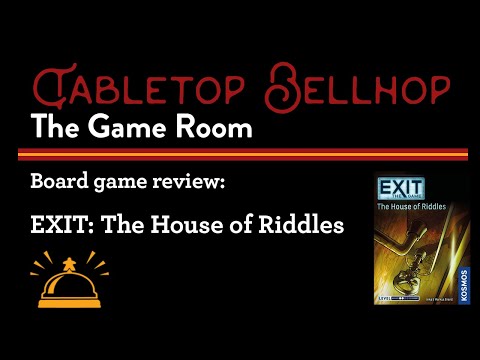 Review - EXIT: The Game - The House of Riddles an Escape Room in a Box board game from KOSMOS.
