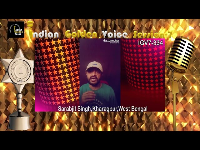 Sarabjit Singh – Online Singing Competition – Indian Golden Voice Session 7 – Mangrove Production