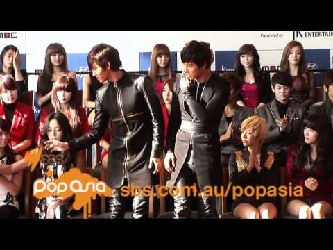 Press conference - 2011 K-Pop Music Fest. in Sydney