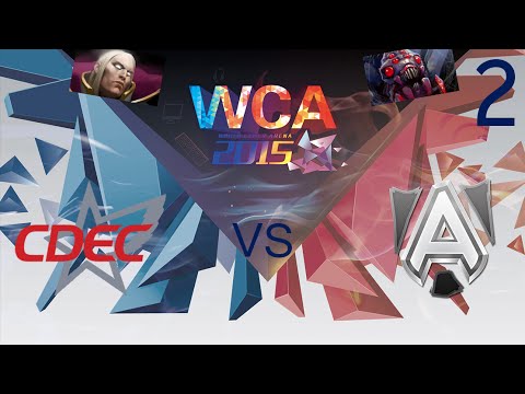 CDEC vs Alliance - Game 2 - WCA LAN - Fun cast