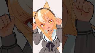 に゛ゃん　#shorts  #不知火フレア #fananimation