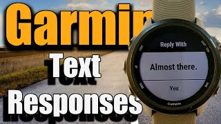 Garmin WhatsApp & Text Response set up with Android