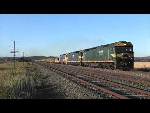 Freight Australia G Classes - G539, G523 & BL32 on 1CM5 Pacific National Grain Train