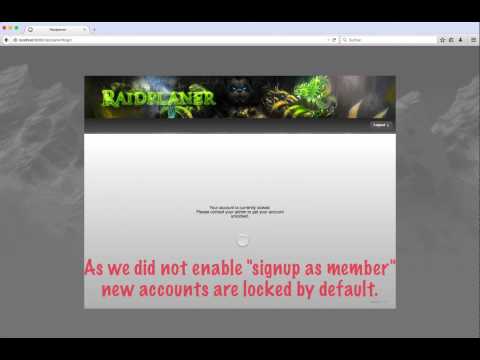 Raidplaner 1.1.4 tutorial