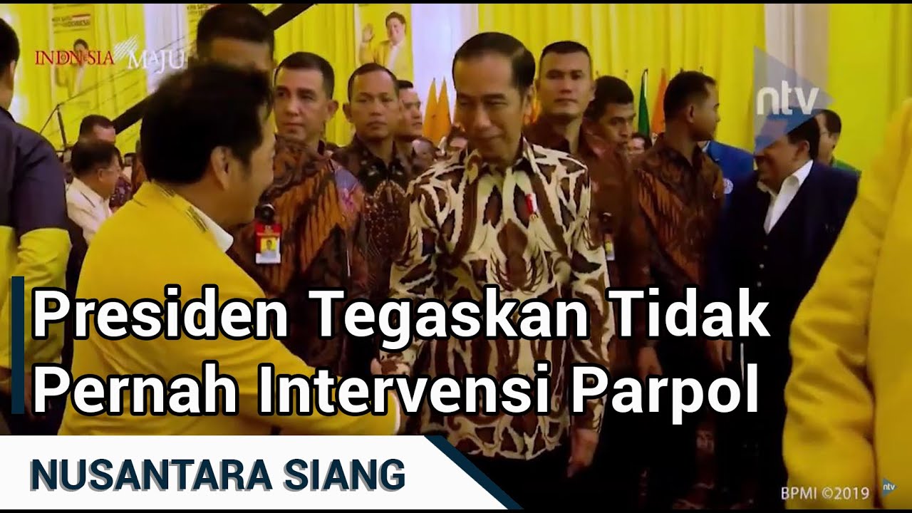 Presiden Tegaskan Tidak Pernah Intervensi Parpol Berita Presiden Tegaskan Tidak Pernah Intervensi Parpol Berita