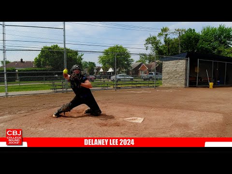 Delaney Lee 2024 Catcher/Corner Softball Skills Video