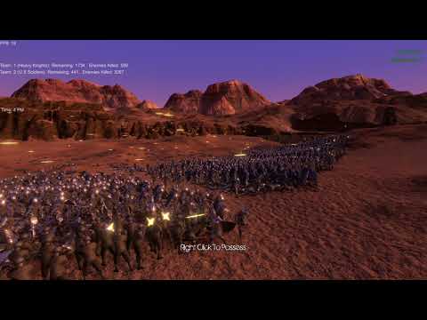 10.000 HEAVY KNIGHTS vs 1.000 U.S SOLDIERS | Ultimate Epic Battle Simulator