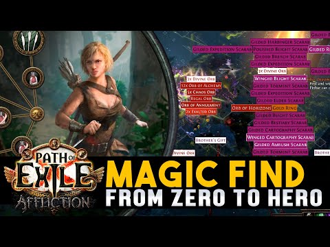 Pathfinder Caustic Arrow - How to Start Magic Find [Part 1] Path Of Exile - Affliction 3.23