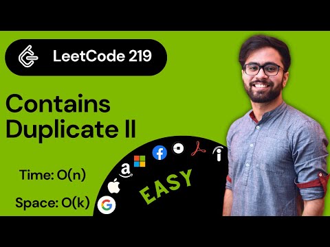 LeetCode 219 | Contains Duplicate II