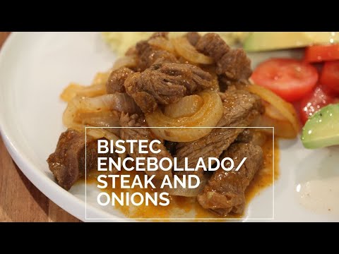 Bistec Encebollado Recipe | ASMR Cooking | Steak and Onions Recipe
