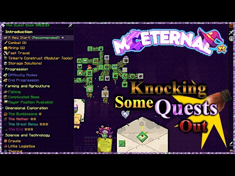Minecraft: MC Eternal 2 (Ep. 11)Showing Off Camera Work, Did a bunch of quests and got new rings