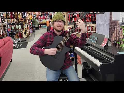 IBANEZ AEG721 BOT Black Out / 7-String Acoustic-Electric / AEG721-BOT / PW250400339 image 15