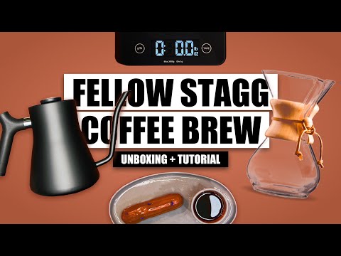 How to Brew the Perfect Chemex Coffee with the Fellow Stagg | Unboxing and Tutorial | ASMR