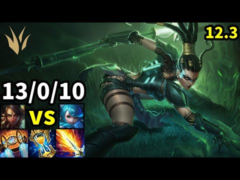 Nidalee Jungle vs Gwen - KR Master | Patch 12.3