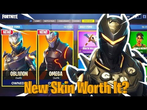 NEW FORTNITE SKIN | OBLIVION SET GAMEPLAY