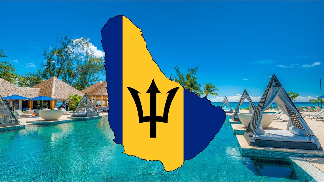 Barbados - Flag Map Speedpaint