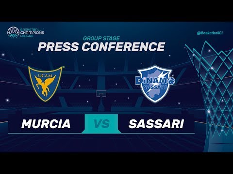 UCAM Murcia v Dinamo Sassari - Press Conference - Basketball Champions League