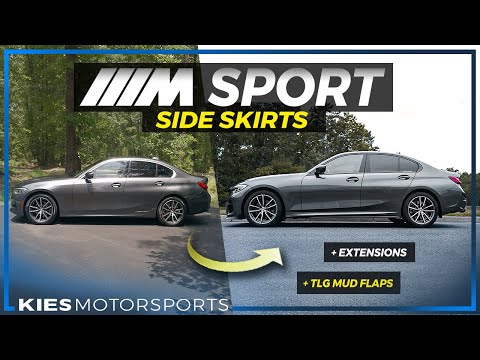 M SPORT Side Skirt Conversion + Extensions on a BMW G20 330i
