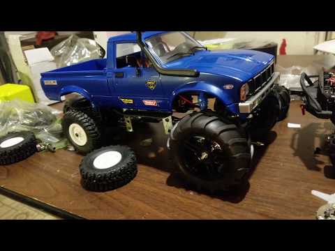 Mini Monster Truck Build Wpl c24 upgraded to the max. Metal upgrades